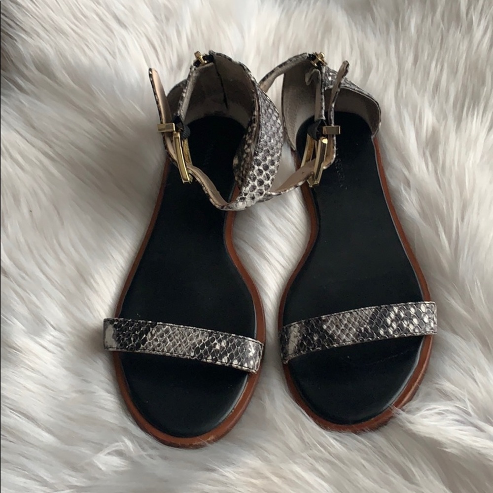 Banana Republic snakeskin flats